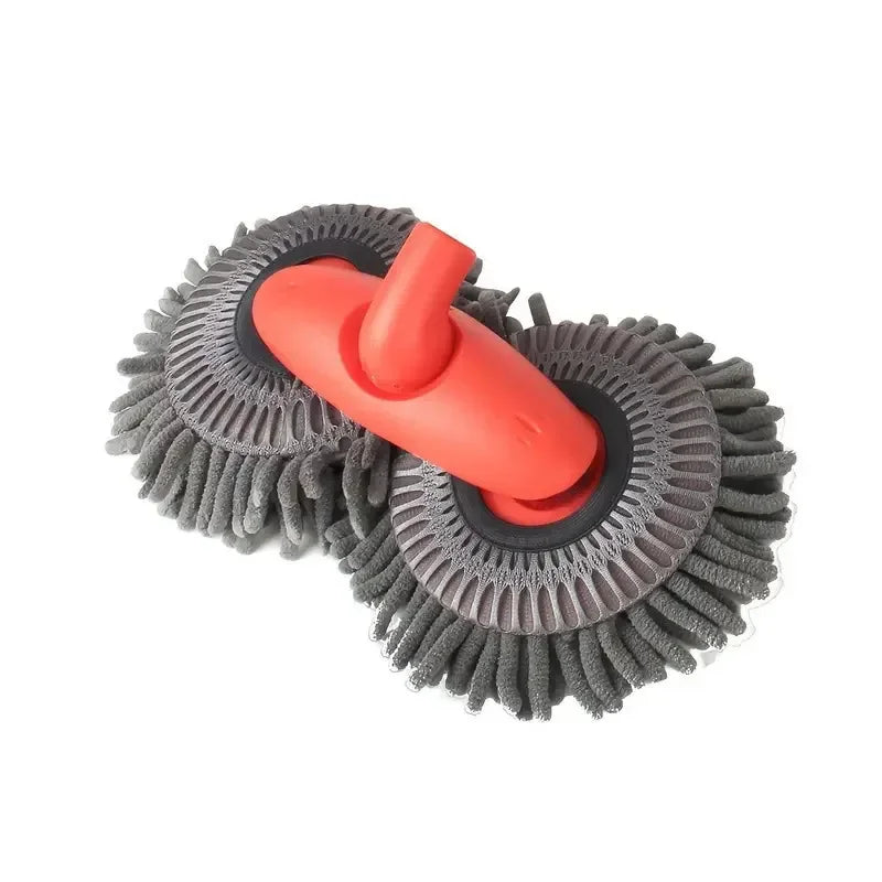 Balai de Lavage Voiture – Télescopique, Rotatif, Double Tête & Double Couche