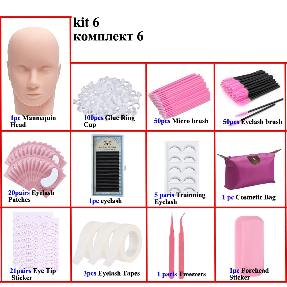 Kit d’Extension de Cils – Complet pour Débutants & Professionnels