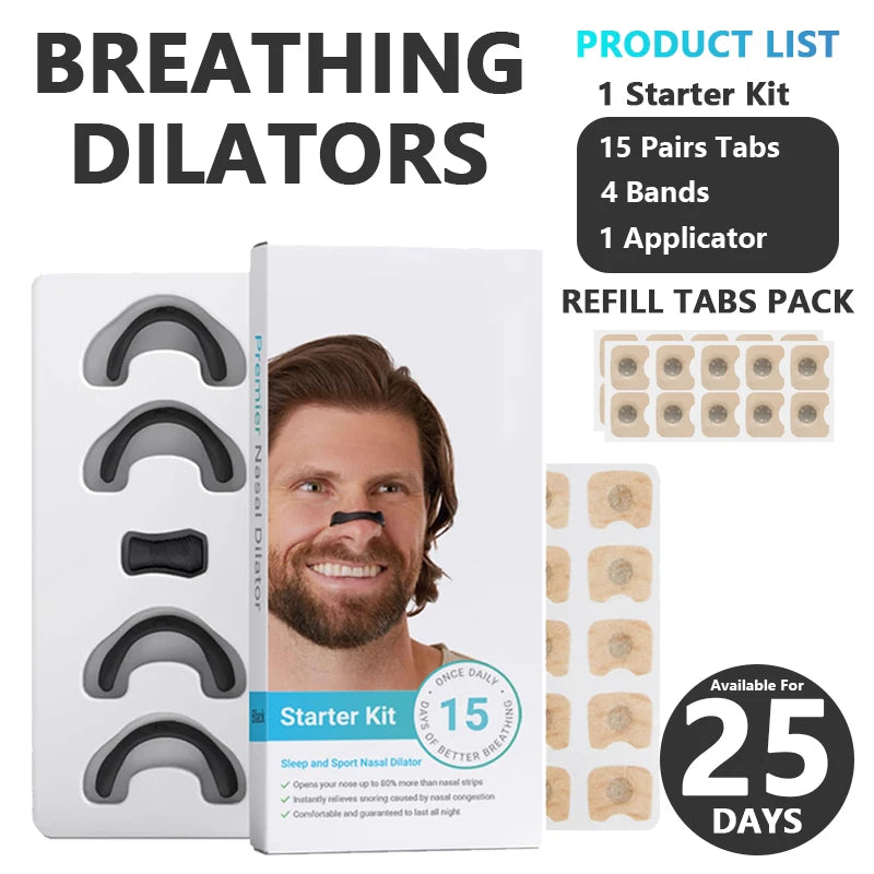 Dilateurs Nasaux Anti-Ronflement – Améliore la Respiration et le Sommeil