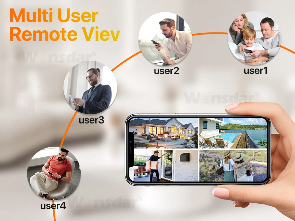 Caméra de Surveillance Solaire WiFi PTZ 4MP HD - Batterie Intégrée, Sans Fil, Vision Nocturne, Détection de Mouvement, iCSee