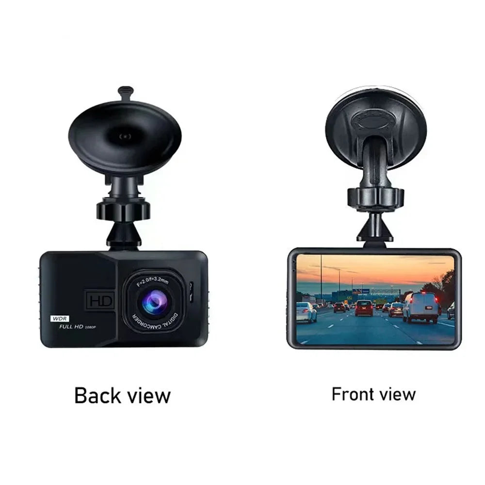 XUSHIDZ 1080P HD Dash Cam - Enregistreur Vidéo DVR Voiture, Vision Nocturne, Surveillance 24h, G-Sensor, Enregistrement en Boucle