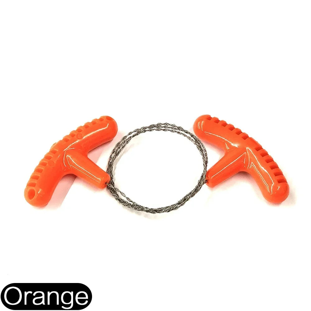 Scie à Chaîne Manuelle STONEGO - Outil de Survie Portable pour Camping, Urgence & Voyage