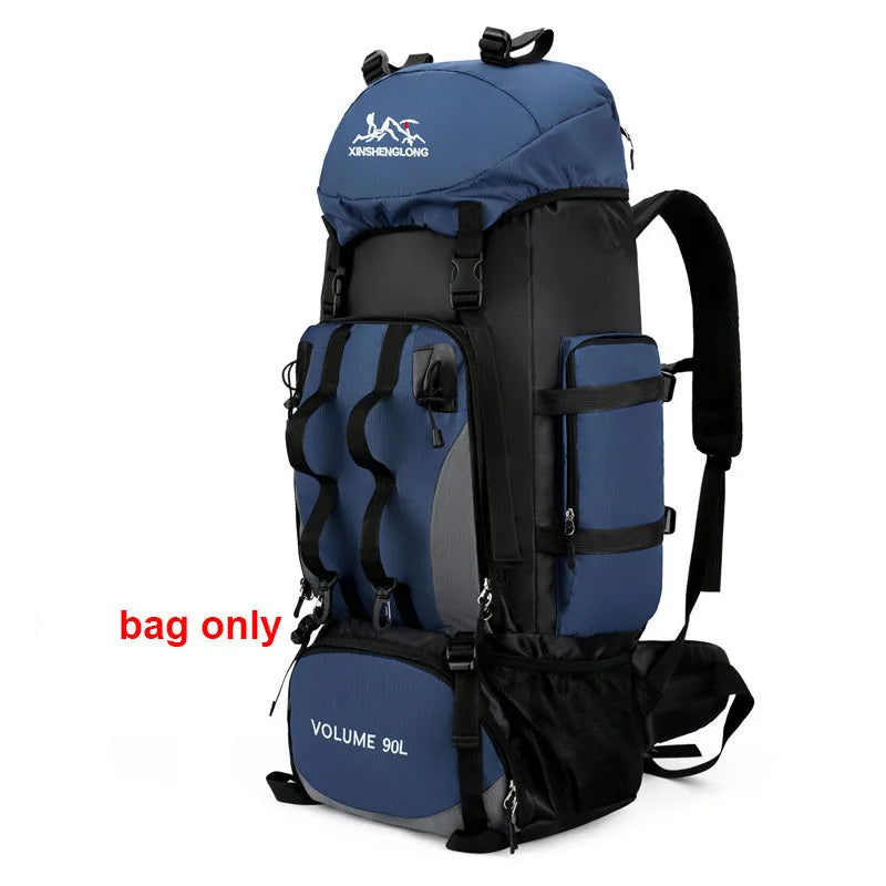 Sac à Dos de Randonnée 90L - Étanche, Grande Capacité, Idéal pour Trekking, Camping & Voyages