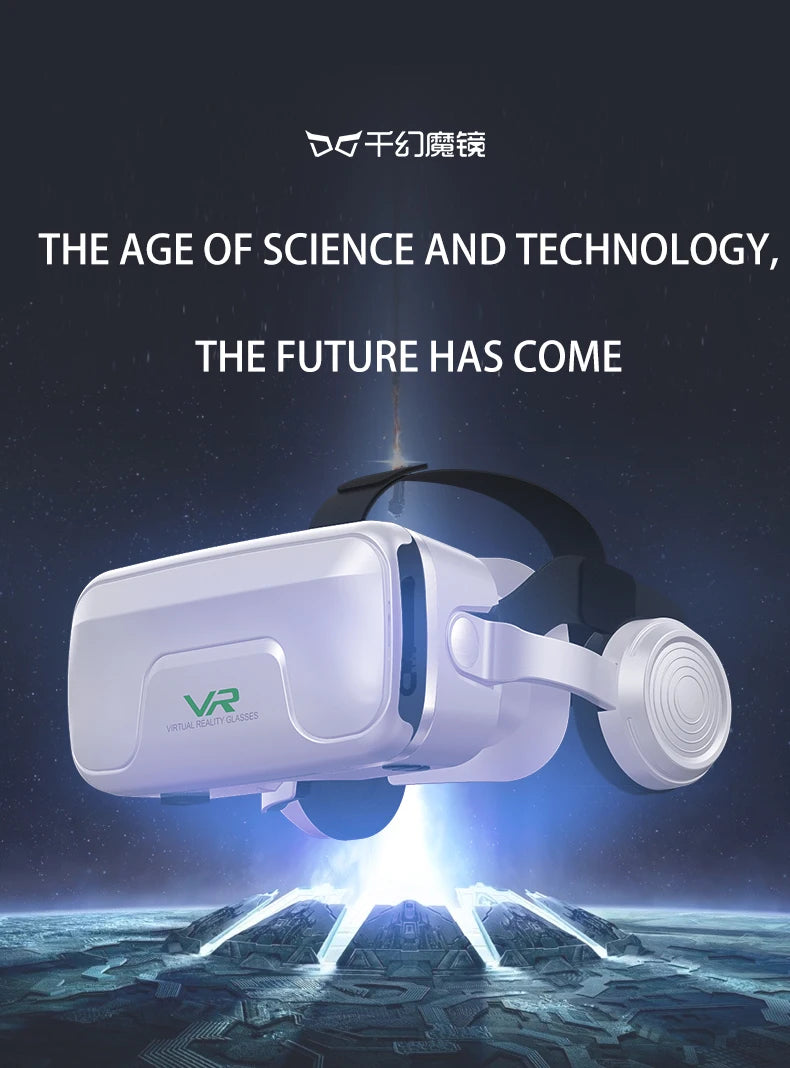 Casque de Réalité Virtuelle VR - Lunettes 3D pour Smartphones, Expérience Immersive pour Jeux & Vidéos