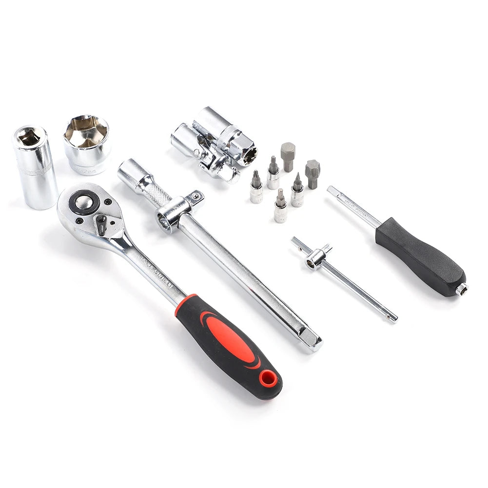 Coffret Clés à Cliquet & Douilles 108 Pièces – Outils de Réparation Auto & Bricolage !