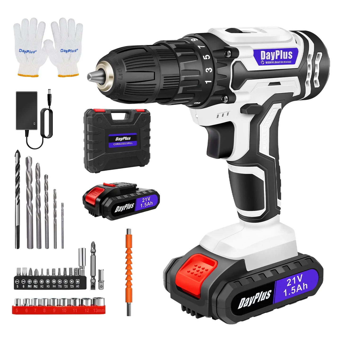 Perceuse-Visseuse Sans Fil 21V – Puissance & Précision pour Tous Vos Travaux !