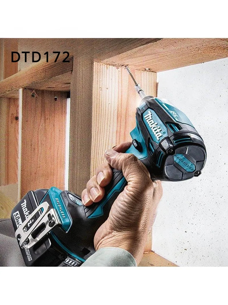 Makita DTD172 - Visseuse à Chocs Sans Fil 18V, Moteur Brushless, Compacte et Puissante