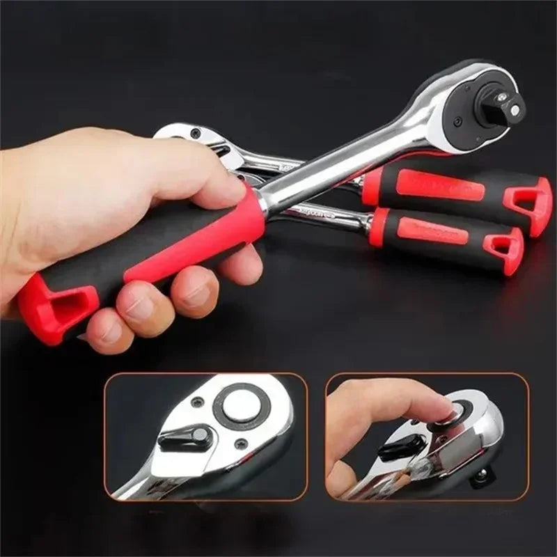 Kit de Douilles à Cliquet 12 Pièces – Outil Indispensable pour la Réparation Auto & Bricolage