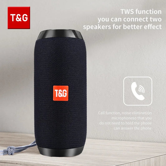 Enceinte Bluetooth TG117 - Portable, Waterproof, Son Stéréo Puissant, Radio FM, Support TF & TWS