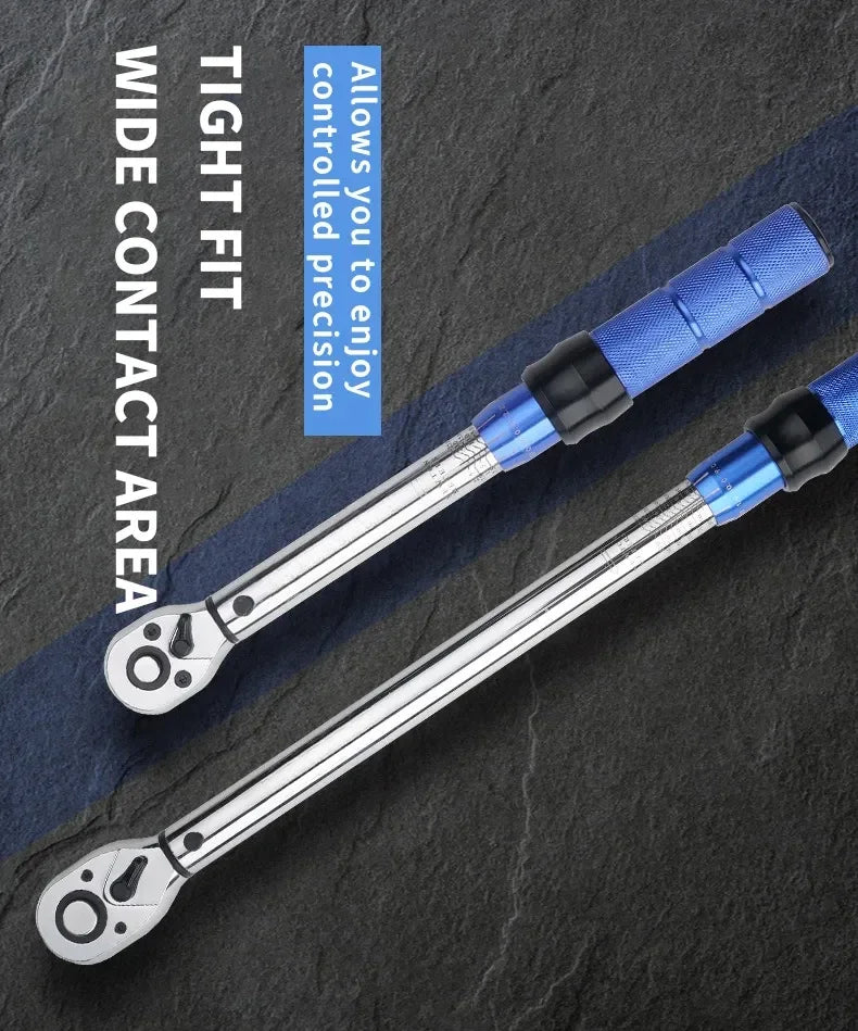 Clé Dynamométrique 5-60N.m – 3/8" Carré, Haute Précision ±3%