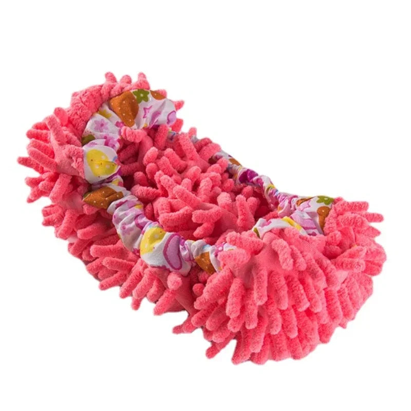 Chaussons de Nettoyage Microfibre - Chaussons Multifonctions pour Sol, Lavables & Réutilisables, Idéal pour un Nettoyage Sans Effort
