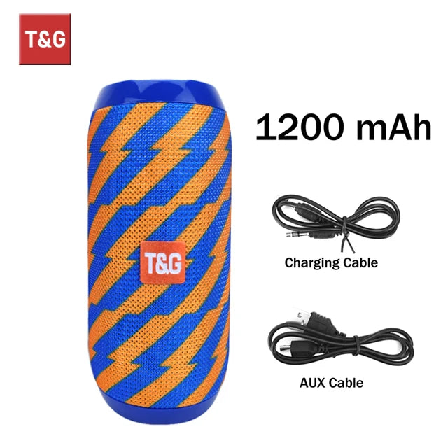 Enceinte Bluetooth TG117 - Portable, Waterproof, Son Stéréo Puissant, Radio FM, Support TF & TWS