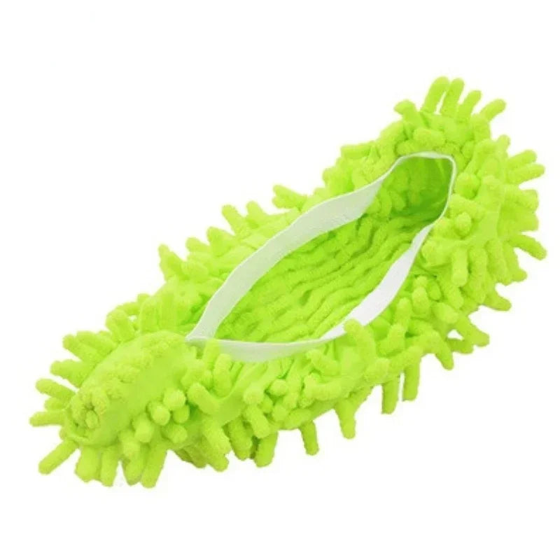 Chaussons de Nettoyage Microfibre - Chaussons Multifonctions pour Sol, Lavables & Réutilisables, Idéal pour un Nettoyage Sans Effort