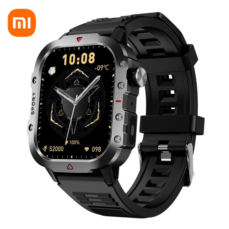 Xiaomi Mijia Military Smartwatch - Montre Connectée Sport Homme, IP68 5ATM, Fitness Tracker, Santé & Appels Bluetooth, 1.81"