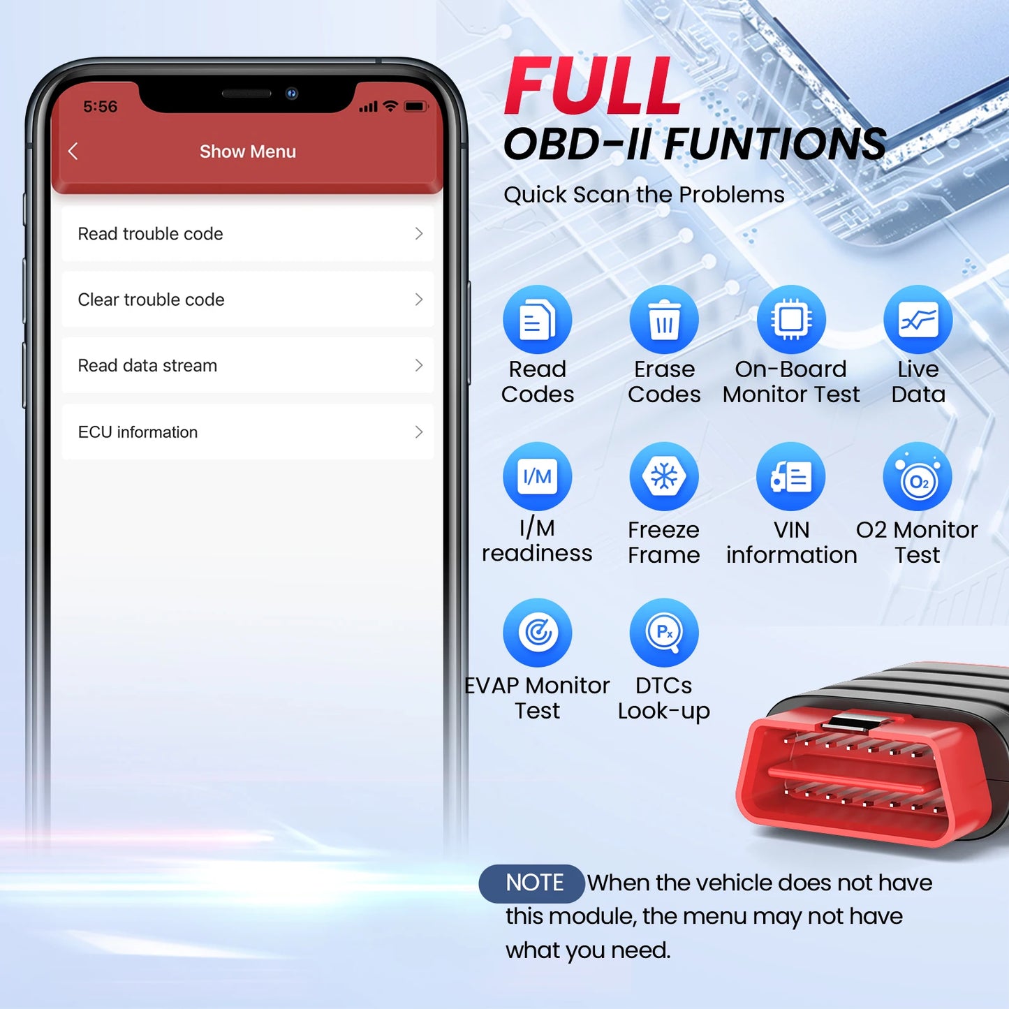 THINKCAR THINKDIAG Mini – Scanner OBD2 Bluetooth, Diagnostic Complet & Codes d’Erreur