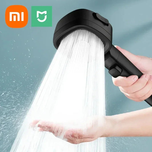 Pommeau de Douche Haute Pression Xiaomi - 3 Modes Réglables, Filtration Intégrée, Accessoire Intelligent pour Salle de Bain