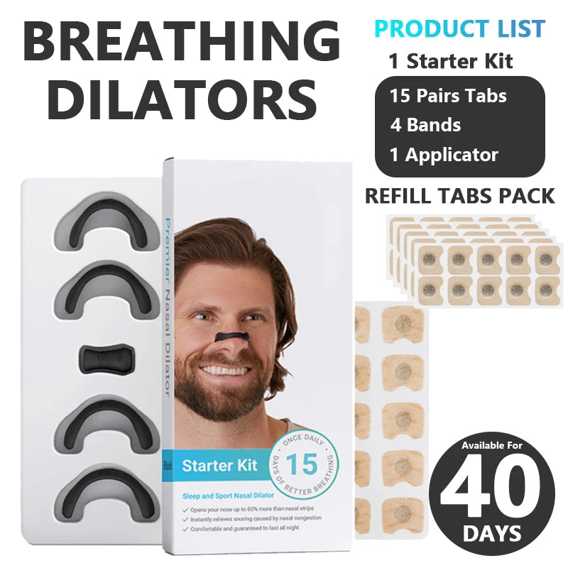 Dilateurs Nasaux Anti-Ronflement – Améliore la Respiration et le Sommeil