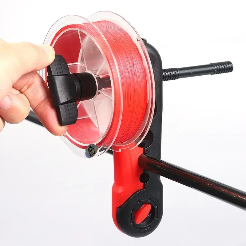 Enrouleur de Ligne de Pêche Portable - Bobineuse pour Moulinet Spinning & Baitcasting, Outil de Montage Rapide