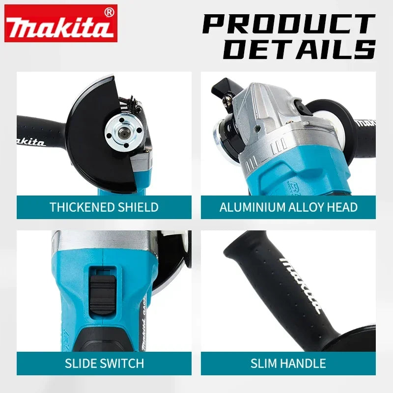 Makita GA035G - Meuleuse d’Angle Sans Fil Haute Puissance, Moteur Brushless, Batterie Lithium 40V