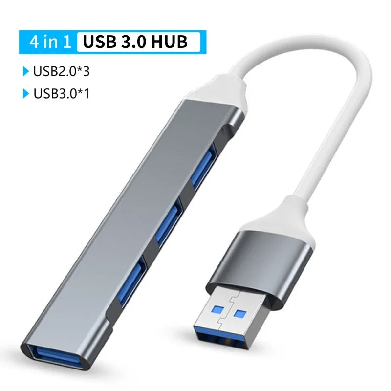Hub USB-C Multifonction – Adaptateur Type-C vers HDMI 4K, SD/TF, PD Charge Rapide