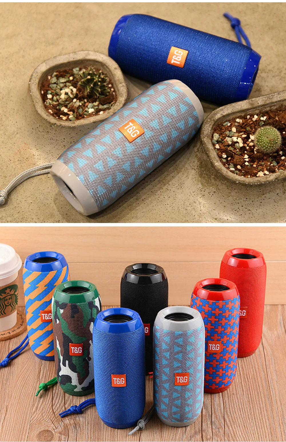 Enceinte Bluetooth TG117 - Portable, Waterproof, Son Stéréo Puissant, Radio FM, Support TF & TWS