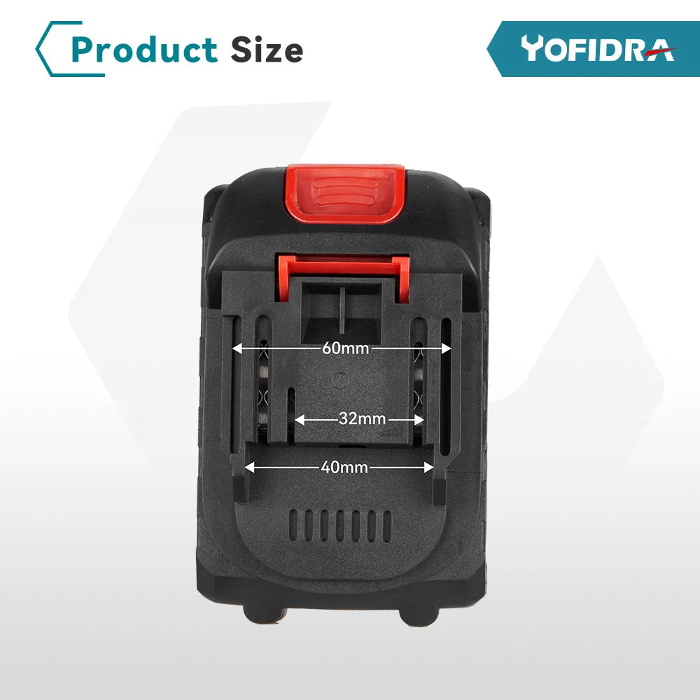 YOFIDRA Nettoyeur Haute Pression 200 Bar - 3500W, Moteur Brushless, Pistolet Pulvérisateur 6-en-1, Compatible Batterie Makita 18V