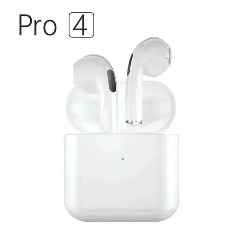 Écouteurs Sans Fil Pro 4 TWS - Bluetooth 5.0, Étanches, Micro Intégré, Compatibles iOS/Android/PC & Gaming