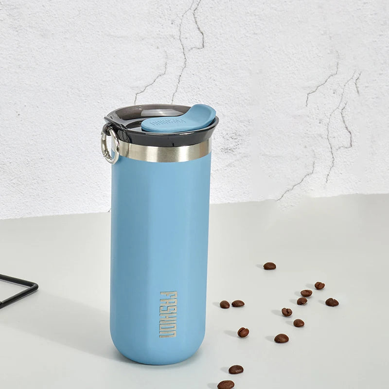Bouteille Isotherme en Acier Inoxydable - Mug Thermique, Thermos pour Café, Eau & Boissons Chaudes/Froides, Anti-Fuite