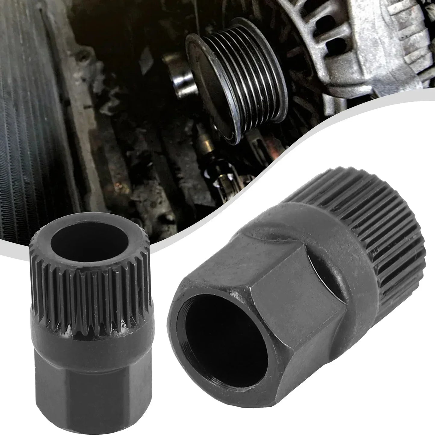 Outil d’Extraction de Poulie – 33 Dents, Compatible Alternateur & Poulies de Courroie en V