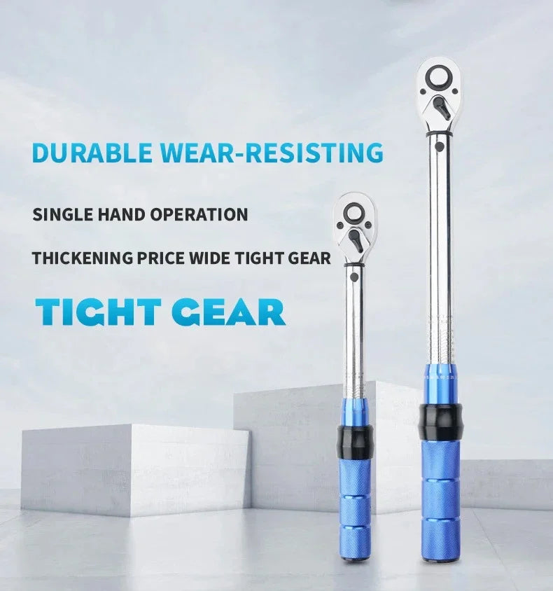 Clé Dynamométrique 5-60N.m – 3/8" Carré, Haute Précision ±3%