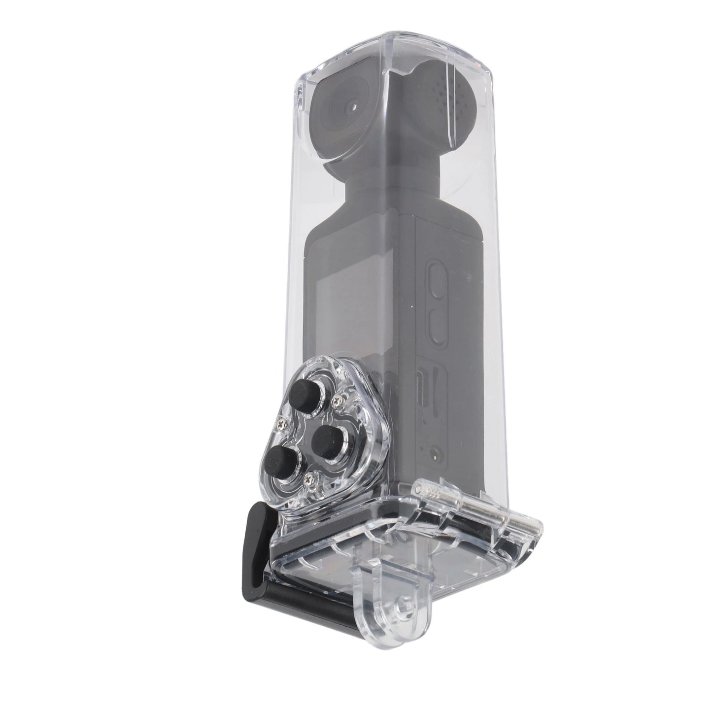 Caméra de Poche 4K HD - Objectif Rotatif 270°, Stabilisation Anti-Tremblements, WiFi, Micro Intégré, Clip pour Sports & Vlog