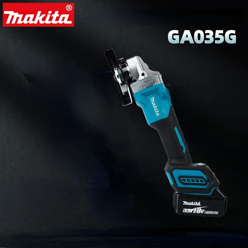 Makita GA035G - Meuleuse d’Angle Sans Fil Haute Puissance, Moteur Brushless, Batterie Lithium 40V