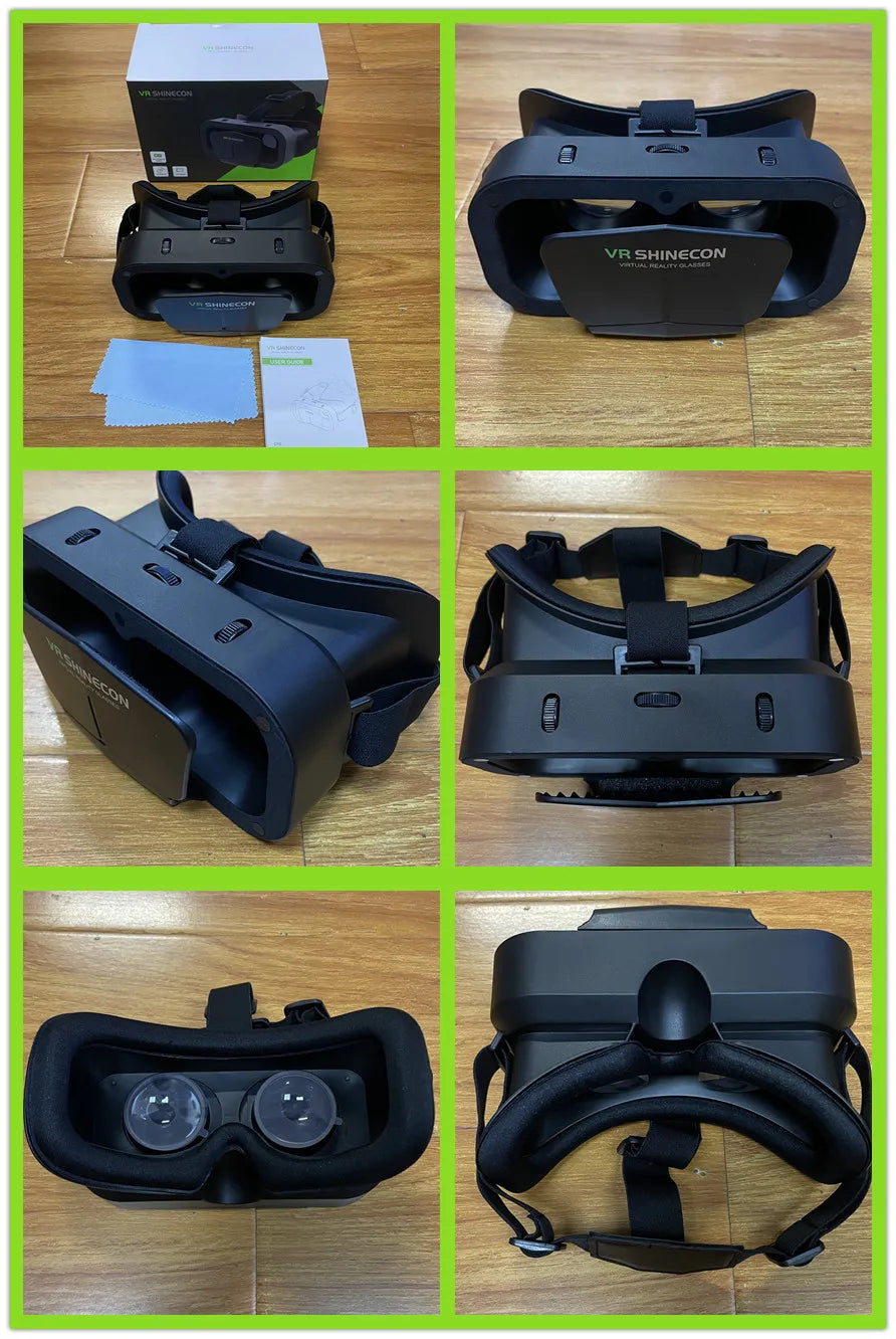 Casque de Réalité Virtuelle VR - Lunettes 3D pour Smartphones, Expérience Immersive pour Jeux & Vidéos