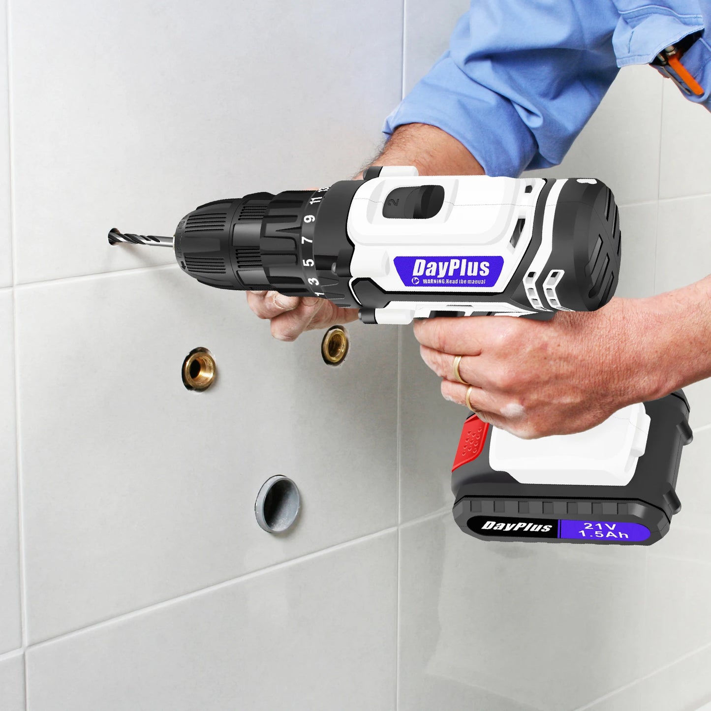Perceuse-Visseuse Sans Fil 21V – Puissance & Précision pour Tous Vos Travaux !