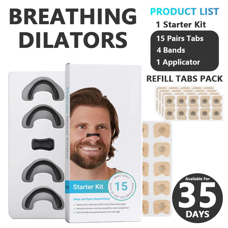Dilateurs Nasaux Anti-Ronflement – Améliore la Respiration et le Sommeil