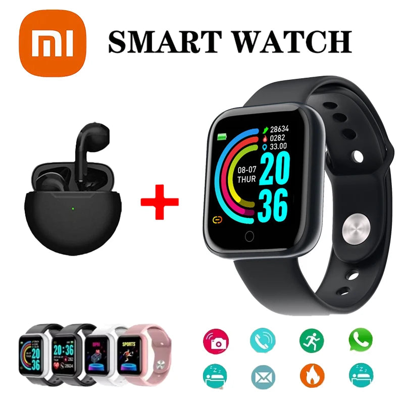 Xiaomi Smartwatch - Montre Connectée Sport & Fitness, Appels Bluetooth, Suivi du Sommeil & Fréquence Cardiaque, Musique & Notifications