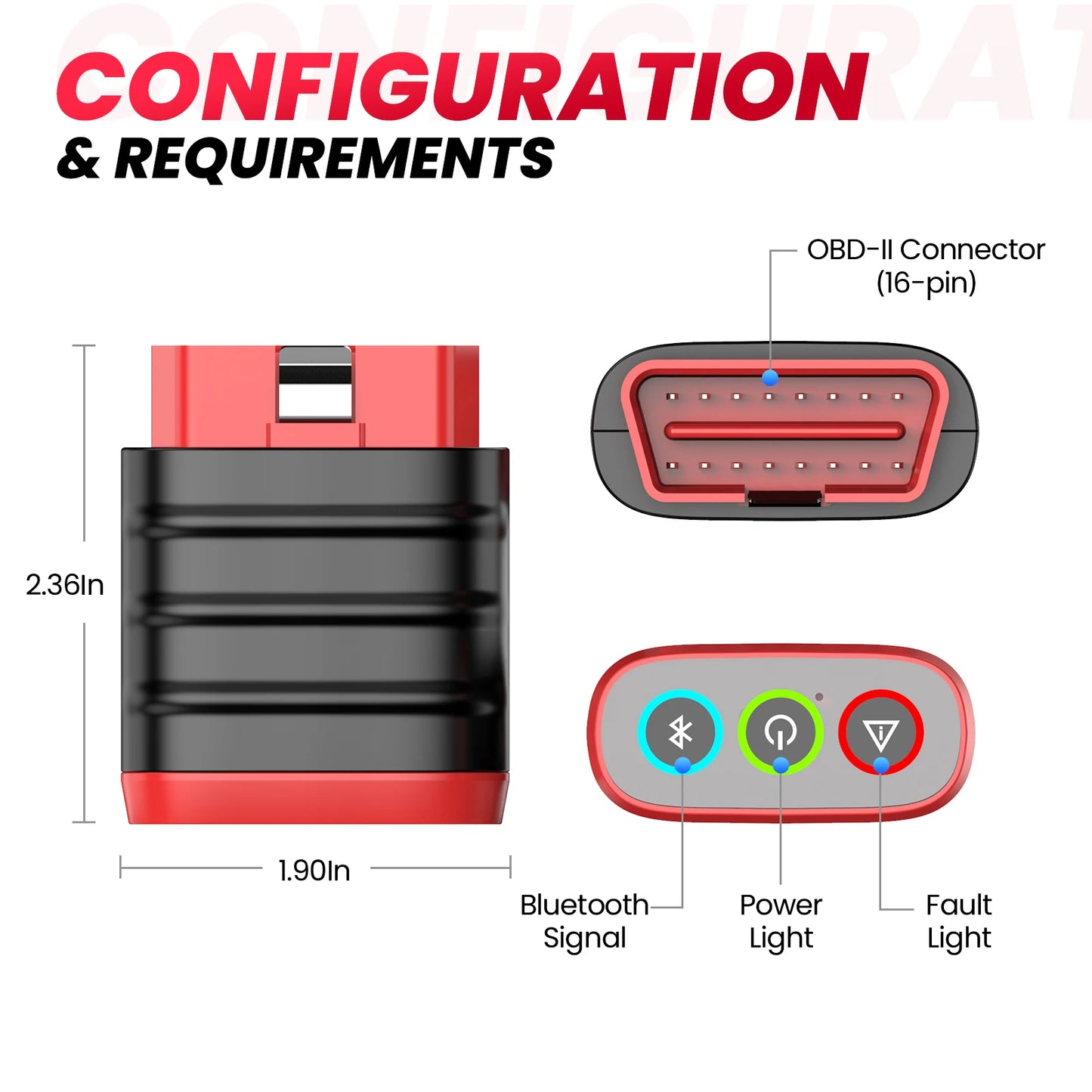 THINKCAR THINKDIAG Mini – Scanner OBD2 Bluetooth, Diagnostic Complet & Codes d’Erreur
