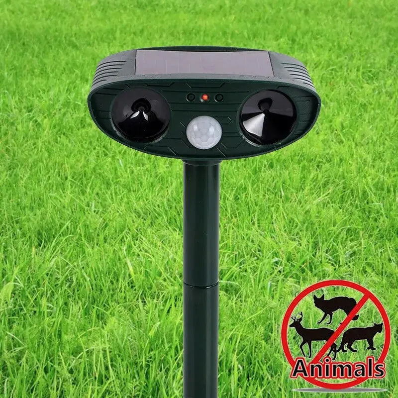 Répulsif Ultrason Solaire – Anti-Chats, Chiens & Animaux Nuisibles