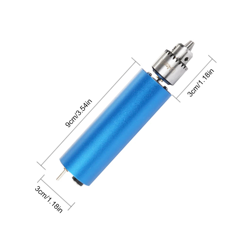Mini Perceuse Électrique 0.3-4mm – 4000-13000RPM, Outil Rotatif pour Bricolage, Bois, Bijoux
