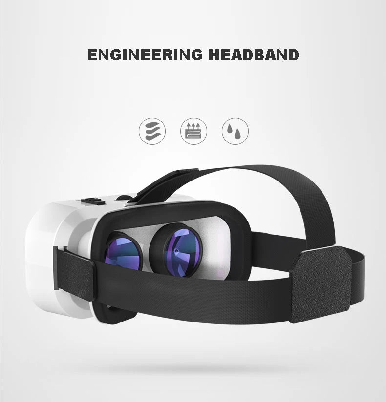 Casque de Réalité Virtuelle VR - Lunettes 3D pour Smartphones, Expérience Immersive pour Jeux & Vidéos