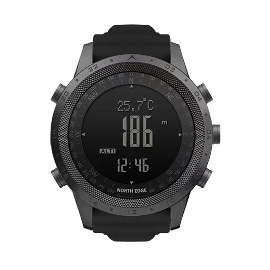 Montre Sport NORTH EDGE DESERT – Étanche 50M, Boussole, Altimètre, Baromètre